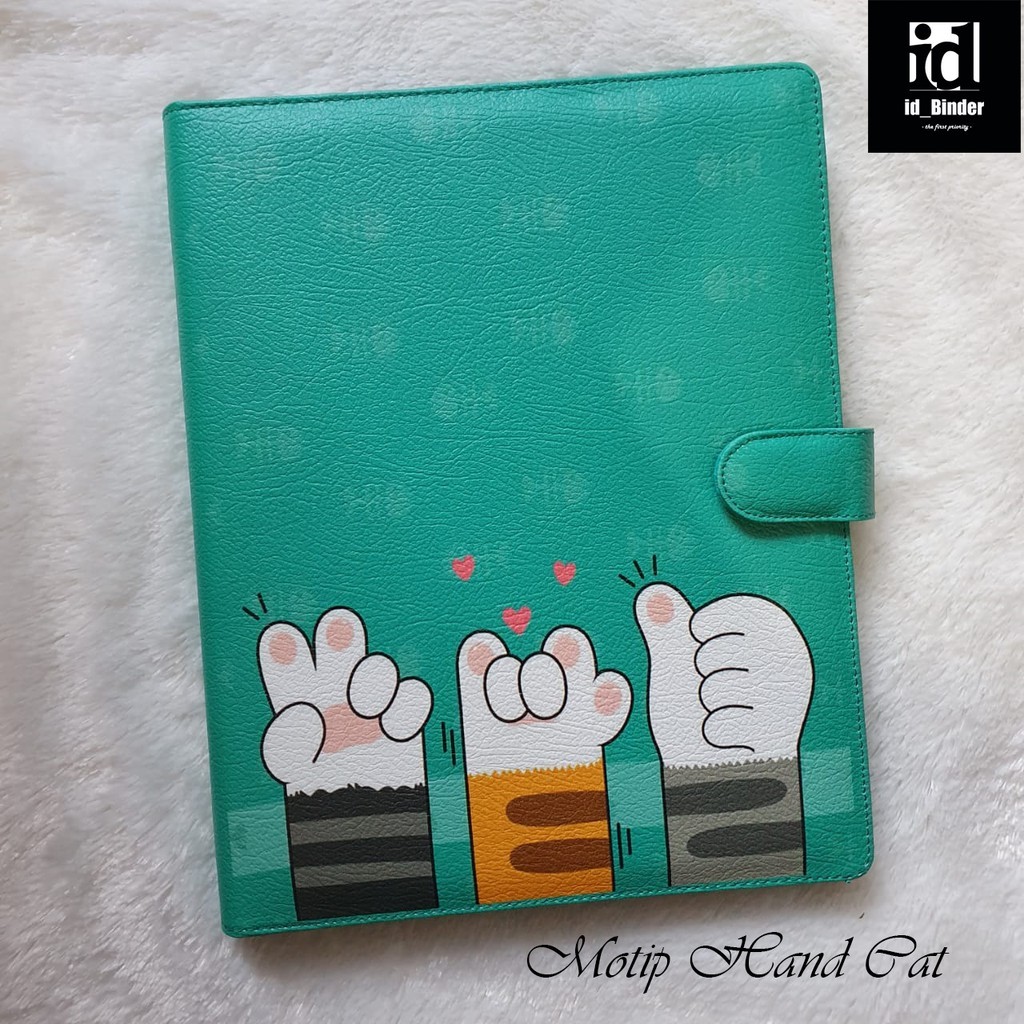 

BINDER PRINTING MOTIP HAND CAT A5 DAN B5