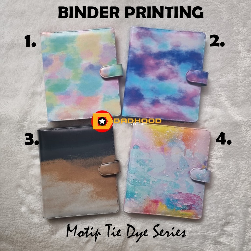 

BINDER PRINTING MOTIP TIE DYE SERIES A5 & B5