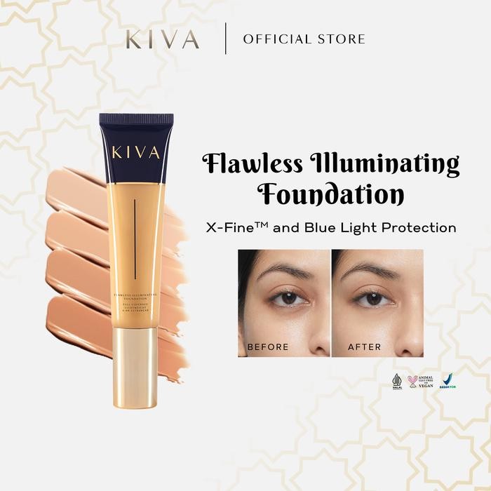 ..... Kiva Flawless Illuminating Foundation - Matte Oil Control Ringan Liquid Foundation Spf 39