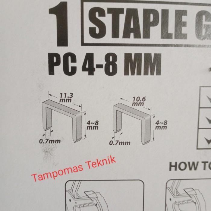 

WOLD - Staples Tembak Tekiro Original Staples Gun Tacker 4-8mm