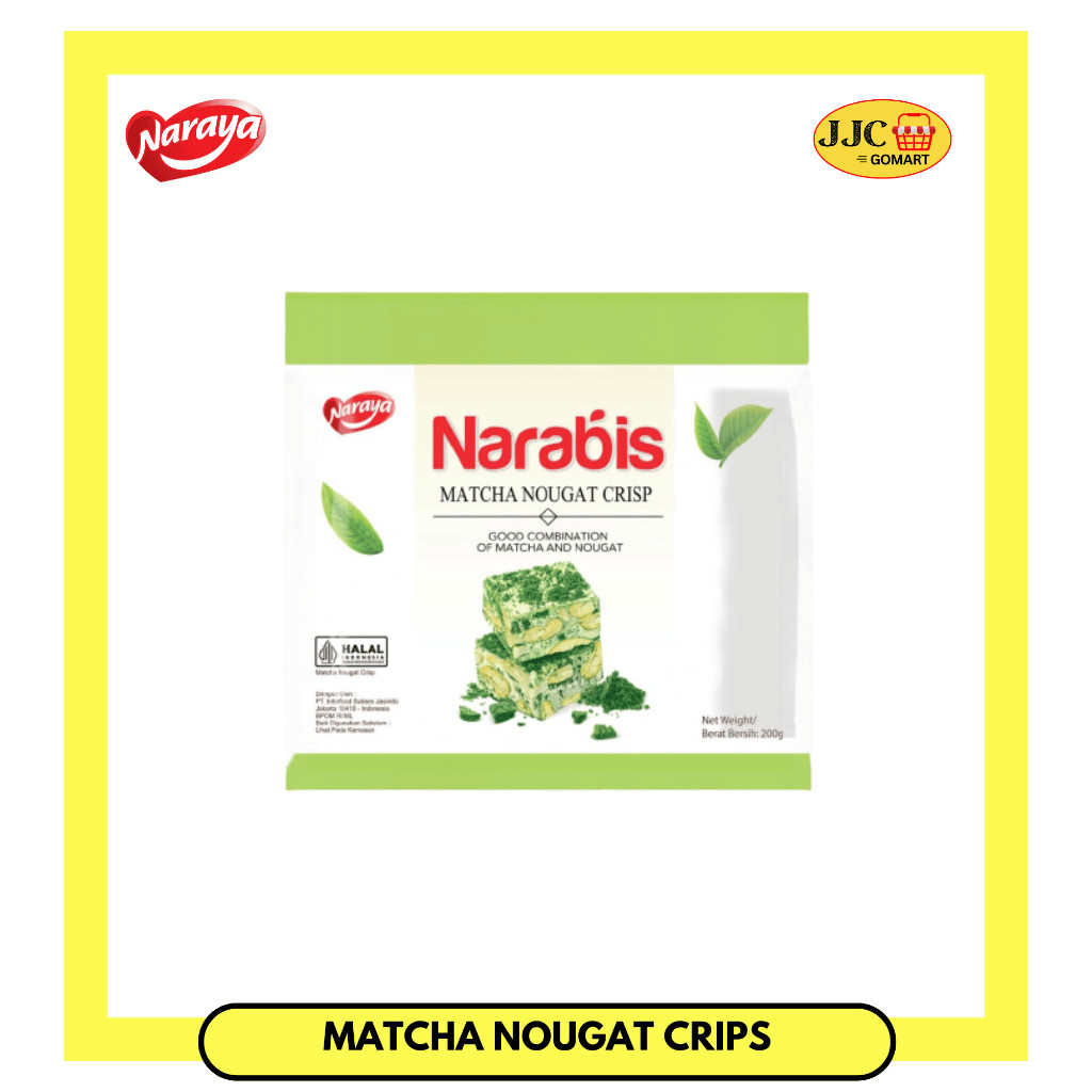 

AYOOOLLARIZSS!! Naraya Narabis Nougat Crips 200gr Chocolate Strawberry Matcha Cookies Cream