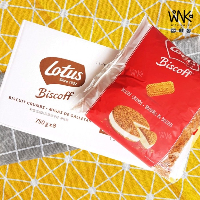 

AYOOOLLARIZSS!! Lotus Bisoff Cookie Crumble - Dessert Topping Cheese Cake Biscuit