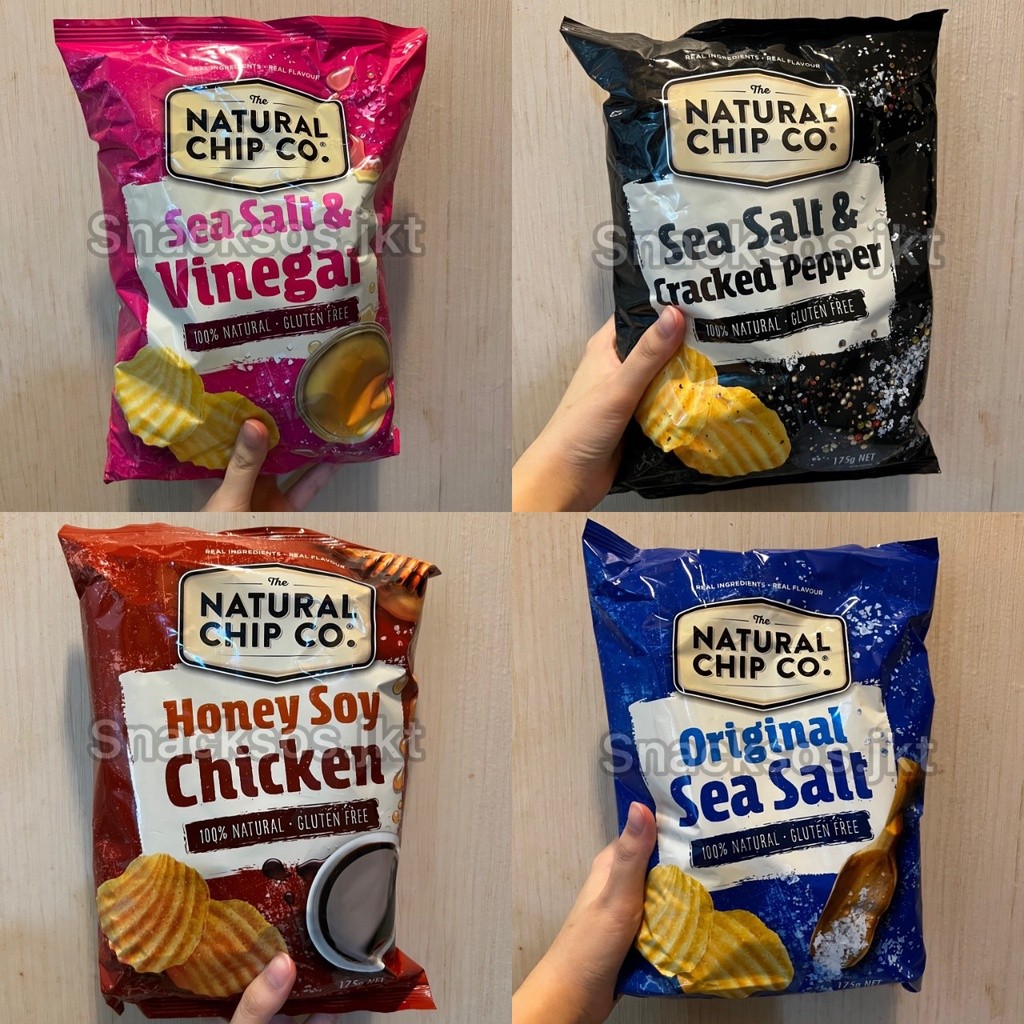 

AYOOOLLARIZSS!! THE NATURAL CHIP & CO SEA SALT CRACKED PEPPER / SEA SALT / SEA SALT VINEGAR / HONEY
