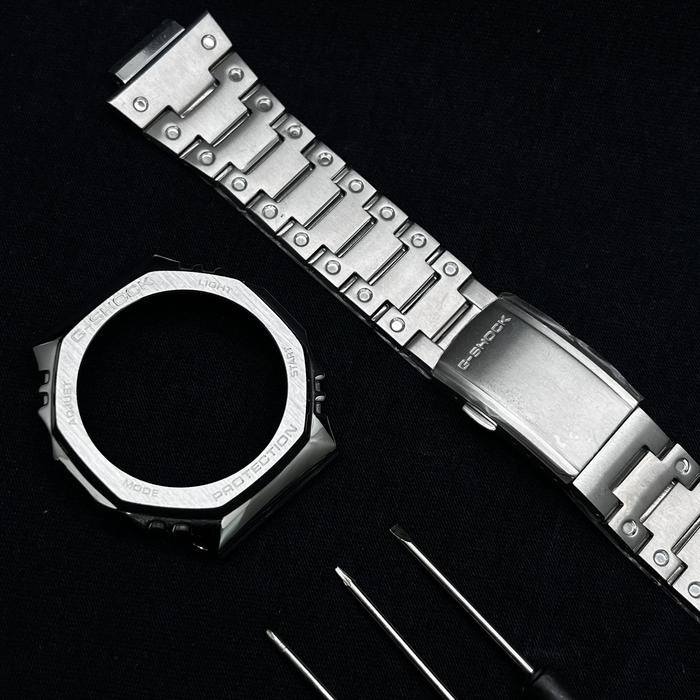 Menarik Case G-Shock Ga-2100/2100 Bnb Ga-2100 Steel Gen 1