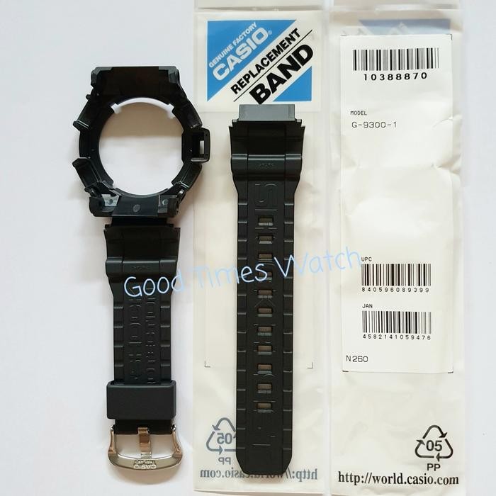 Mantab Paket Strap Bezel G-Shock G-9300-1 G 9300 Casio Original