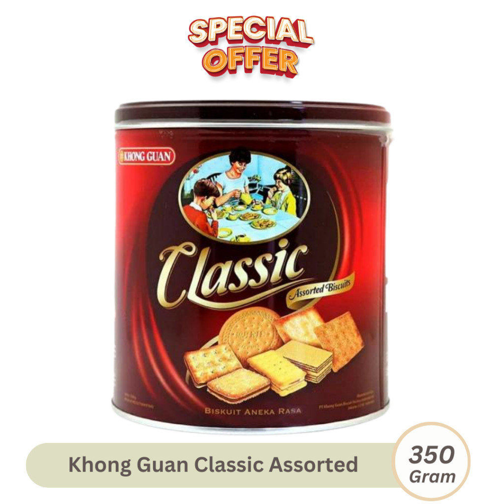 

Dapur Joglo Khong Guan Classic Assorted Biscuits 350 Gram