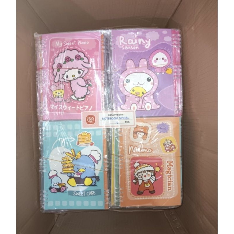

UM1 Note book Spiral Dg Bsr 4pc