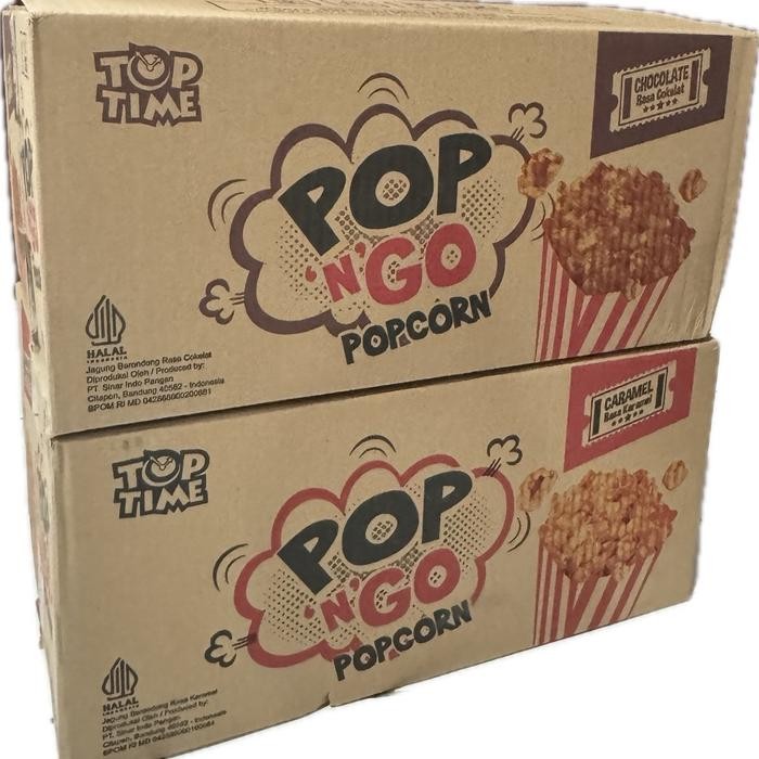 

EatFr3sh- POP N GO POPCORN 1 DUS (30pcs) - Cemilan viral, popcorn, jajanan viral Snack Camilan
