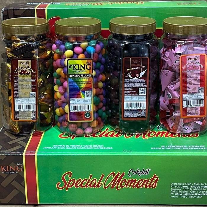 

EatFr3sh- Cokelat Bonibol Special Moments D'King 1 kotak isi 4 toples