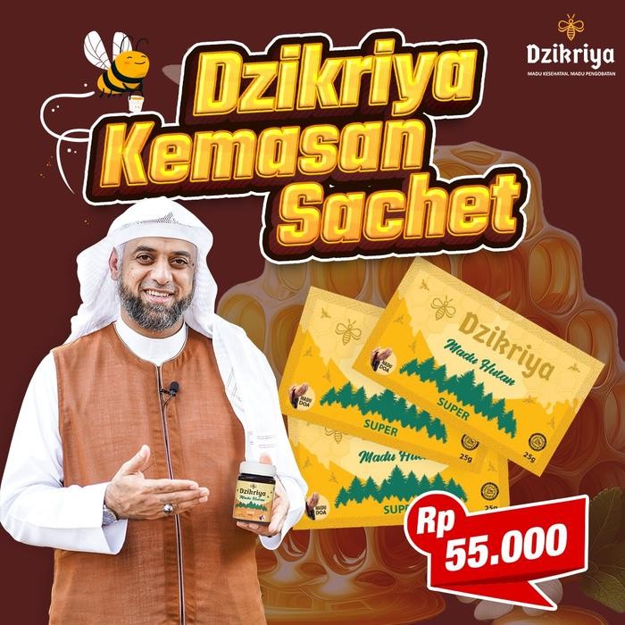 

EatFr3sh- Madu Dzikriya Kemasan Sachet HUTAN SUPER/MANIS