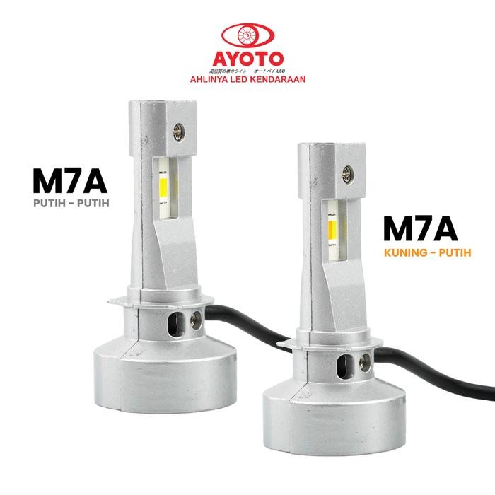 Lampu LED Motor Matic Bebek AYOTO M7A Hi Low AC DC Watt 38+38