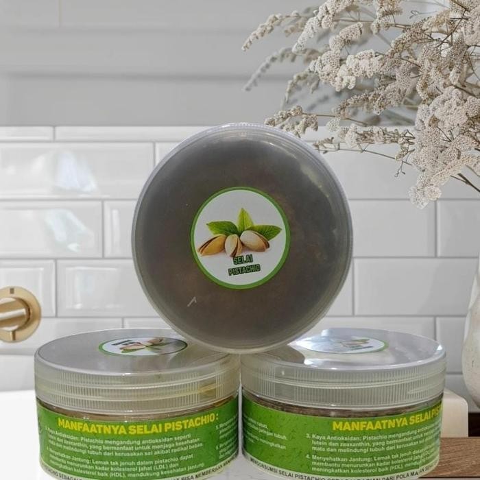 

EatFr3sh- Selai kacang pistachio.100%.pistachio butter Spread paste Unsweetened Gluten
