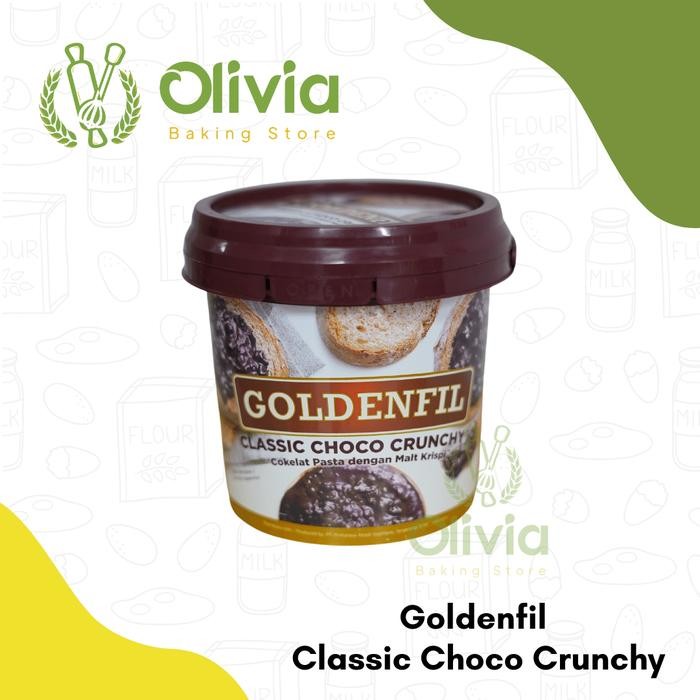 

EatFr3sh- Selai Classic Cokelat Crunchy /Goldenfil Classic Choco Chruncy 1 Kg