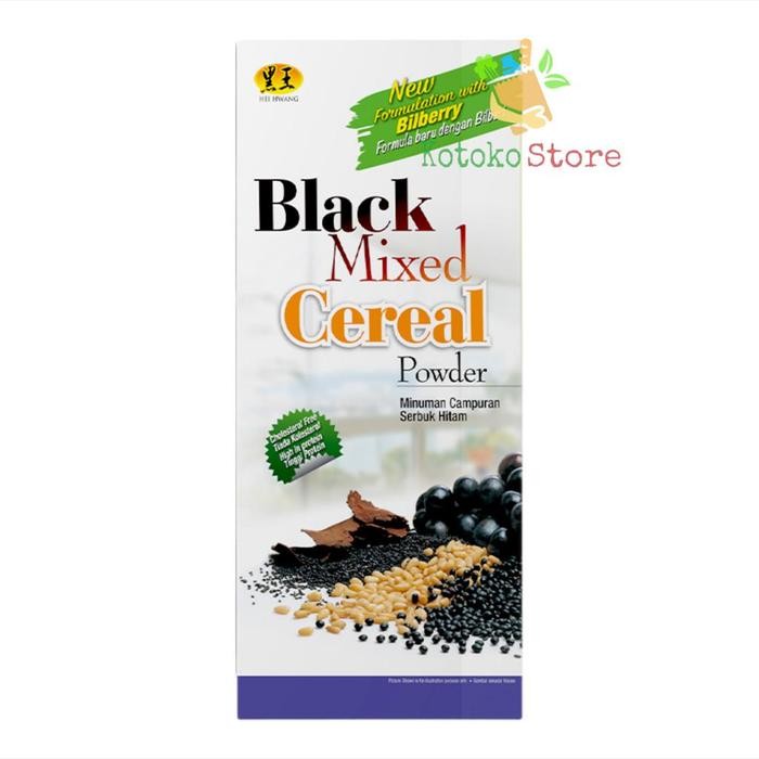 

EatFr3sh- Hei Hwang Black Mixed Cereal Powder / Minuman Sereal Biji Hitam 450gr