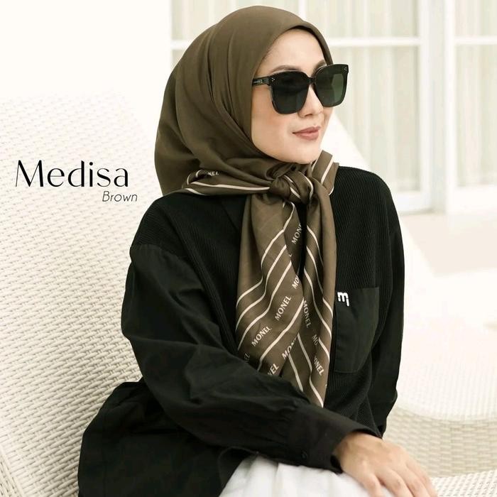 cantikk- HIJAB MONEL MEDISA SERIES KERUDUNG SEGI EMPAT MONEL TERBARU