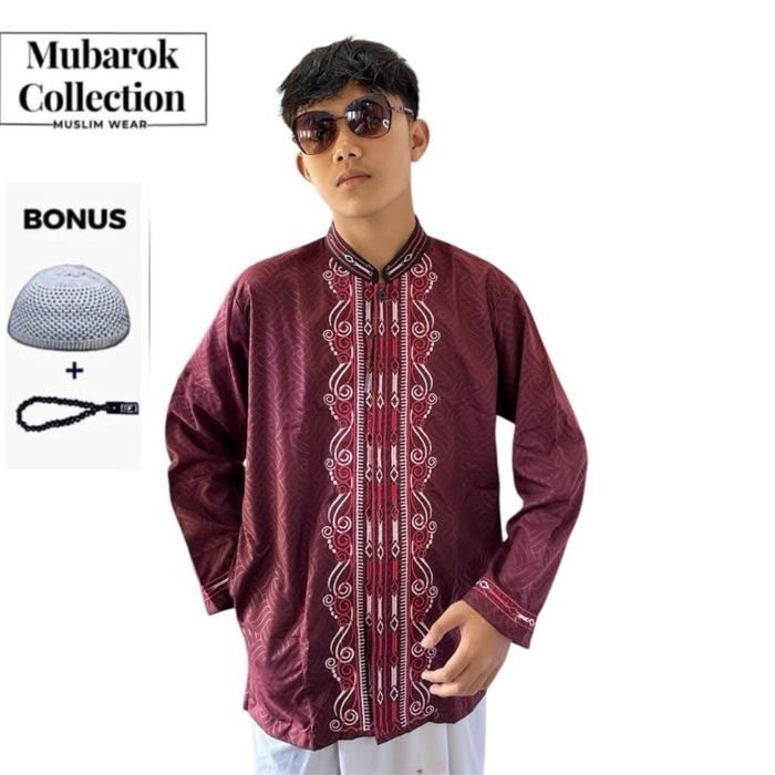 Zuhud- mubarok collection baju koko panjang baju koko murah baju koko pria baju koko dewasa baju