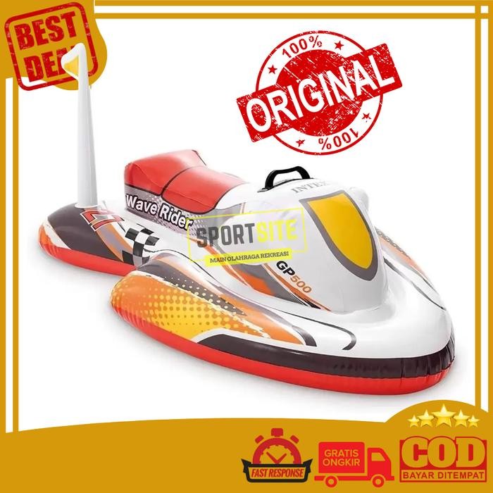 Paling Berkualitas Intex Wave Rider Ride-On. Jetski Pelampung Renang Anak