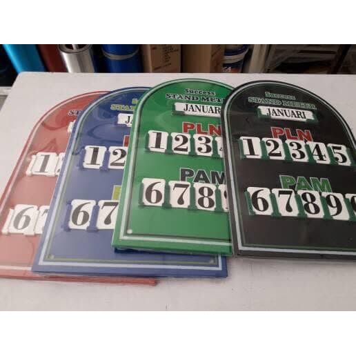 

No.OneBest- Papan PDAM PLN stand meter