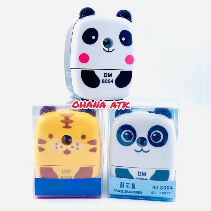 

No.OneBest- Serutan Meja Rautan Cute Bear Panda Putar Pensil Sharpener VANCO