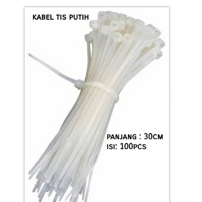 

No.OneBest- Kabel Tis/ Kabel Ties/ Pengikat Kabel/ Nylon Cable Ties 30cm