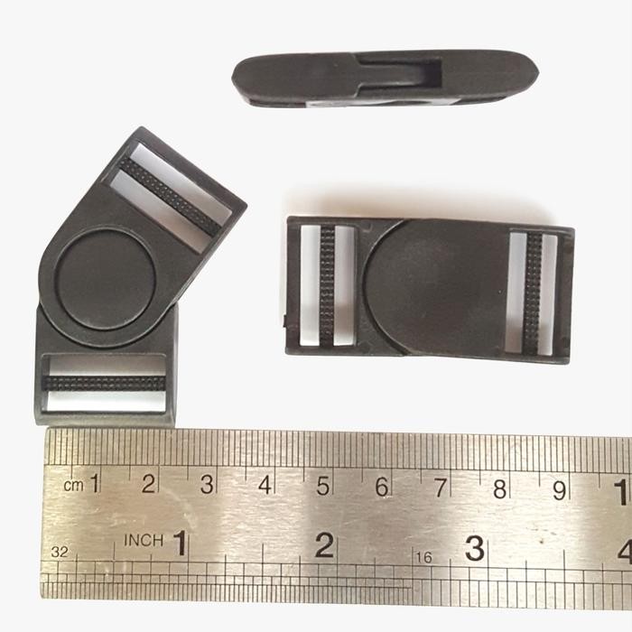 

No.OneBest- stoper stopper tali id card lanyard cantelan uk. 2 1.5 cm 120pcs hitam