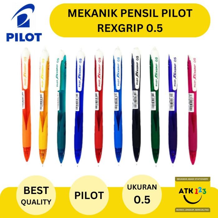 

No.OneBest- Mekanik Pensil / Mechanic Pencil Merk Pilot Rexgrip 0.5