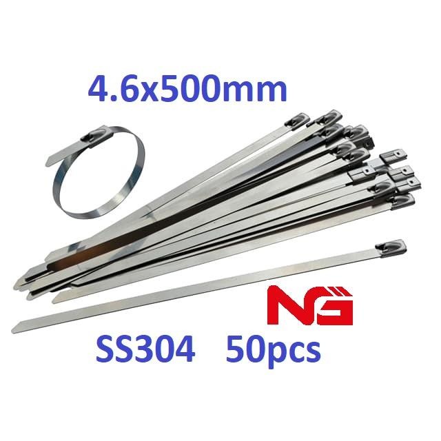 

No.OneBest- CABLE TIE TIES KABEL TIS LOCK TIE STAINLESS STEEL 50CM 4.6X500 ISI 50