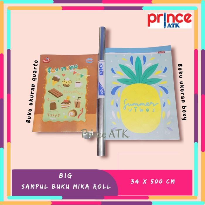 

No.OneBest- BIG SAMPUL BUKU MIKA ROLL PVC TEBAL 0.06 MM