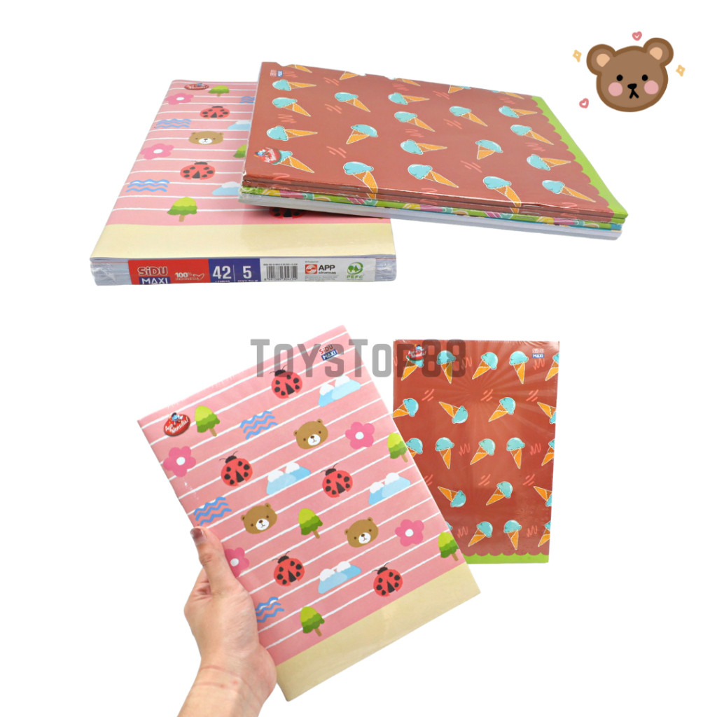 

UM1 Buku Tulis Sidu Maxi 42 Lembar Panjang - Buku Sekolah Anak Karakter Sinar Dunia [PER PACK ISI 5