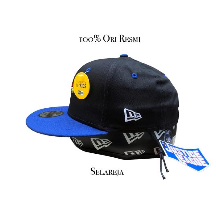 TOPI ANAK NEW ERA KIDS 9FIFTY SUPERMAN BLACK/BLUE SNAPBACK 100% ORI