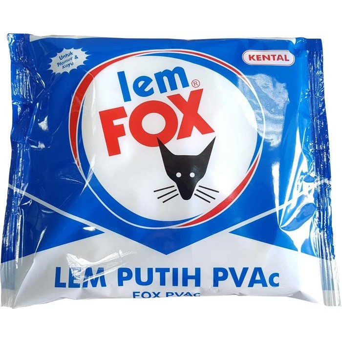 

Lem Fox Putih Pvac Kental Kantong Biru 600 Gram Bundling 6 Pcs #Gratisongkir