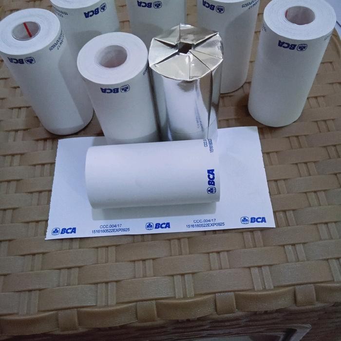 

Kertas Struk Thermal Logo Bca Ukuran 58X30Mm Paket 10 Pcs Hitam #Gratisongkir