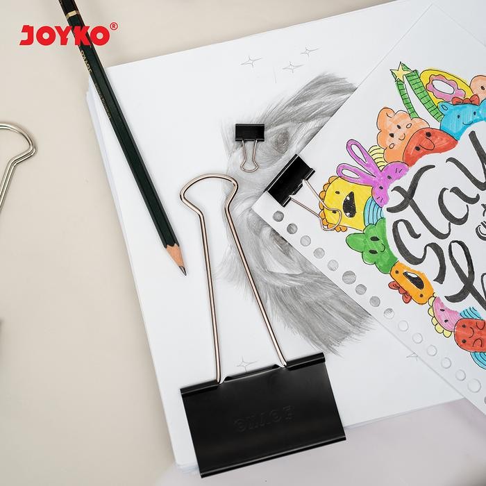

Joyko Binder Clip 105 107 111 155 200 260 280 / Klip Penjepit Joyko #Gratisongkir