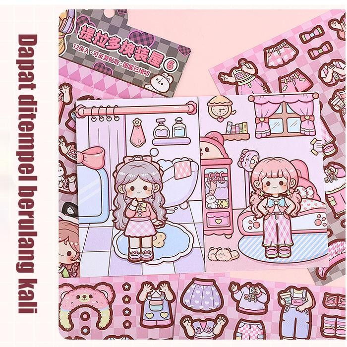 

Tld Diy Handmade Stiker Berganti Pakaian Mainan Edukasi Mainan Kreatif #Gratisongkir