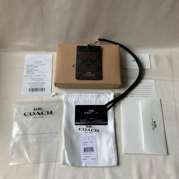 

Coach Lanyard Name Tag Id Card #Gratisongkir