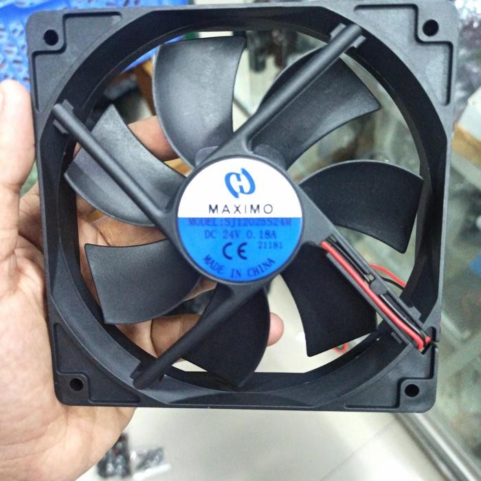 Froze- Cooling Fan Exhaust Fan Kipas Pendingin DC 24v 12CM 12 cm 24 volt MX