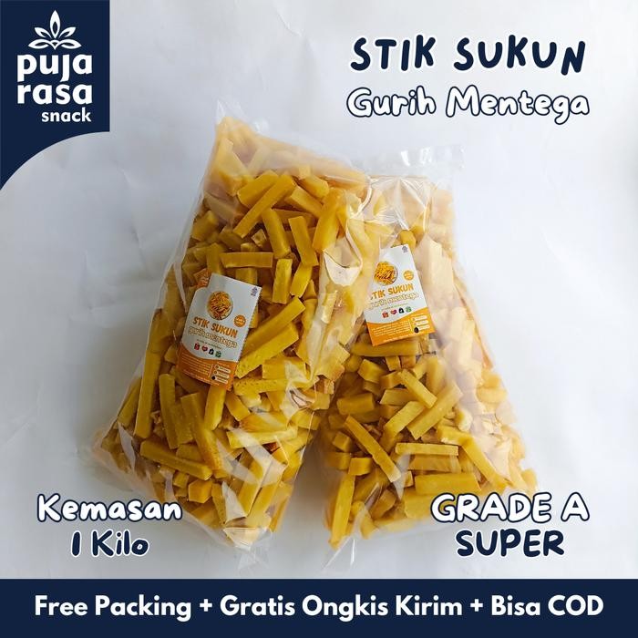 

GRADE A Stik Stick Sukun Mentega Gurih Super 1 Kg Khas Cilacap