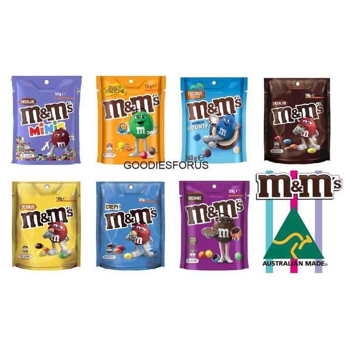 

M&M's Coklat Australia/MnM's Chocolate/Coklat Import/Coklat Aussie