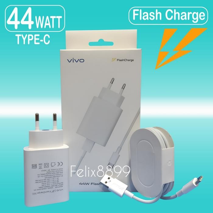 Genggam- Casan Charger Vivo Fast Charging Usb Type C Original Vivo V20 V20Se