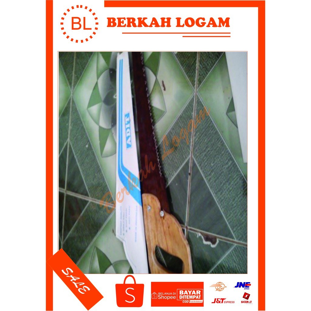 Gergaji Kayu Merk Adit 16 Inch Tajam Dan Awet