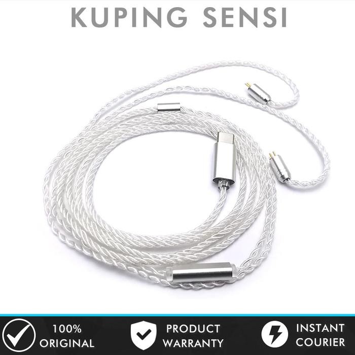 XINHS USB Type C DAC ALC5686 32bit 384Khz IEM Upgrade Cable with Mic *