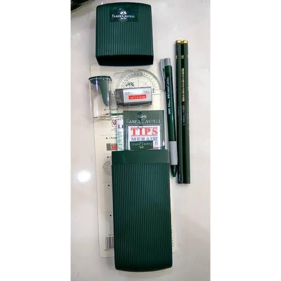 

YOK DI ORDER FABER CASTELL PAKET UJIAN MANTAP TEMPAT PENSIL SET KOMPLIT