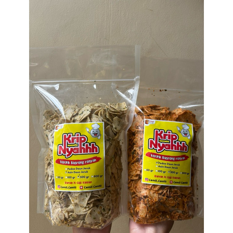 

(Flash Sale 5.5) Cemil Centil Keripik basreng 500gr basreng tipis basreng koin cemilan premium enak