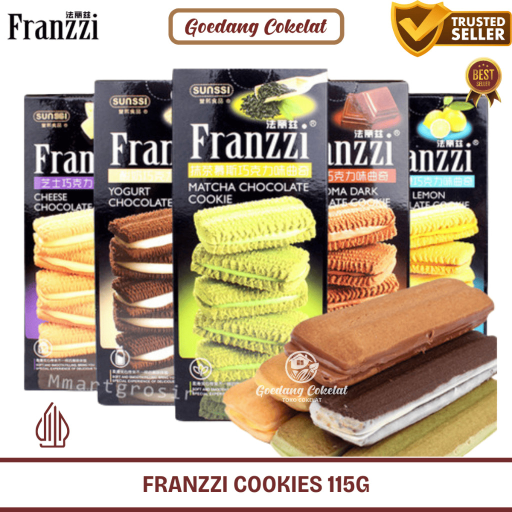 

Franzzi Chocolate Cookies / Biskuit Sunssi Franzzi Biskuit Kukis Aneka Rasa 115g / 92g