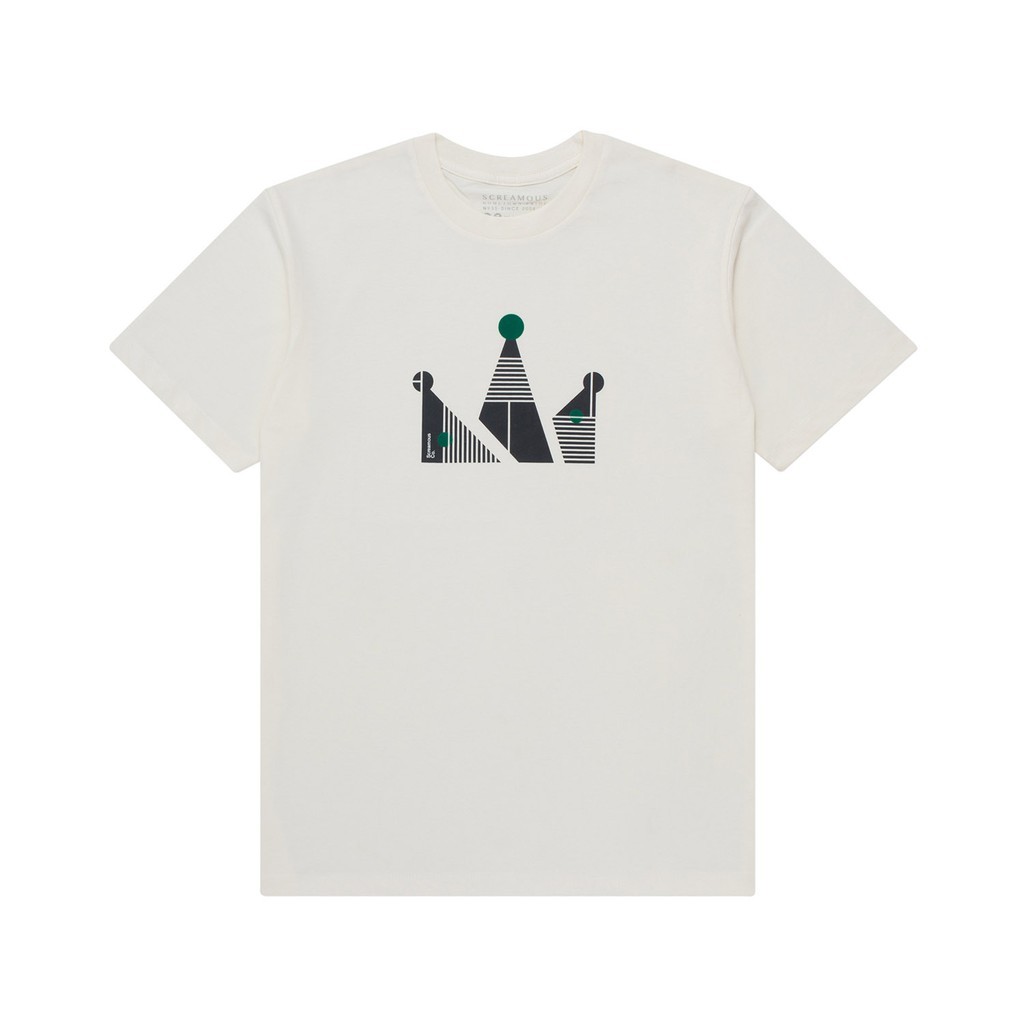 【Ori】Screamous Shortsleeve Tees - T SHIRT CROWN LINEAR CREAM