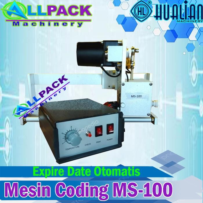 

Mesin Coding expired date MS-100 Hot Ink roll cetak kode produksi