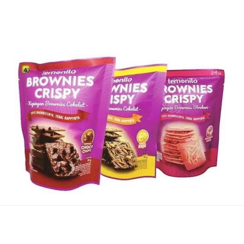 

Brownis lemonilo Crispy 35gr ( kemasan besar )