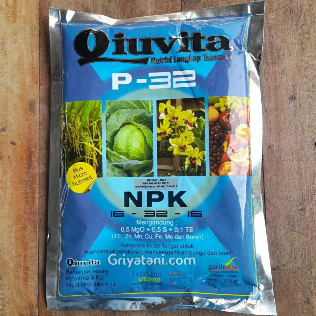Pupuk QIUVITA Biru - 100 Gram