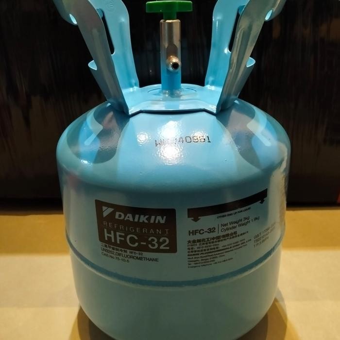 Ready!! Tabung Kecil 3 Kg Kosong Freon R32 Daikin Bisa Di Isi Ulang