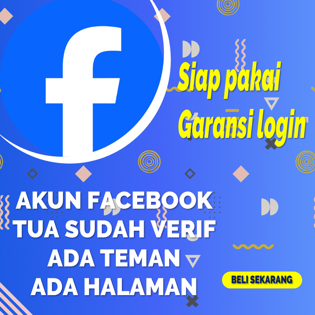 Murah Akun Facebook Tua Verifikasi Tinggal Iklan Include Halaman Siap Pakai Akun Bergaransi